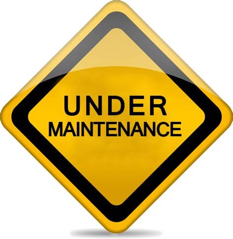 Under Maintenance Novelty Sign Maintenance Decor