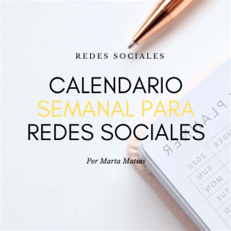 Lista Foto Calendario De Contenidos Para Redes Sociales Excel