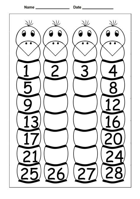 Free Printable Number Chart 1 30 Activity Shelter Free Printable