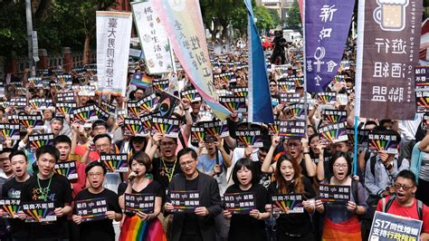 Taiwan Same Sex Marriage Legalised In First For Asian Country World