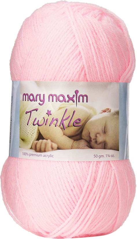Mary Maxim Twinkle Yarn Pink Amazonca Home And Kitchen
