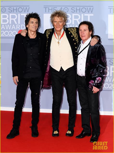 Rod Stewart Hits Brit Awards 2020 Red Carpet Ahead Of Performance