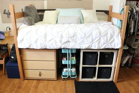 Dorm Room Storage Under Bed College Living Dorm Living College Dorm Rooms College Diy