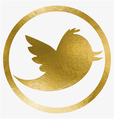 Twitter Gold Twitter Logo Transparent Transparent Png 776x776