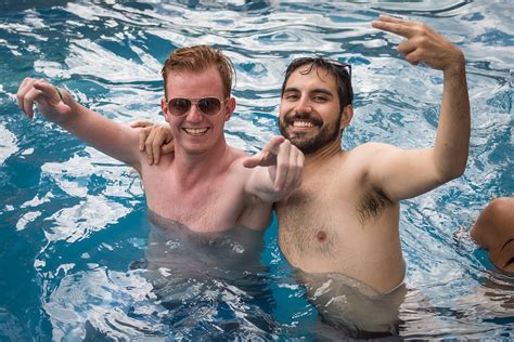 Sexy People Splashing Around At The Adult Swim Pool Party Denver