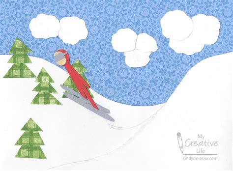 Cindy Derosier My Creative Life Olympics Ski Jump Craft