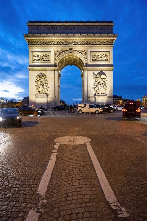 Arc De Triomphe Paris Travel France Europe Editorial Photography