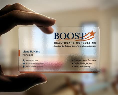 Your professional advice has the potential to turn a business around. Healthcare Consulting Business Card | Business card contest