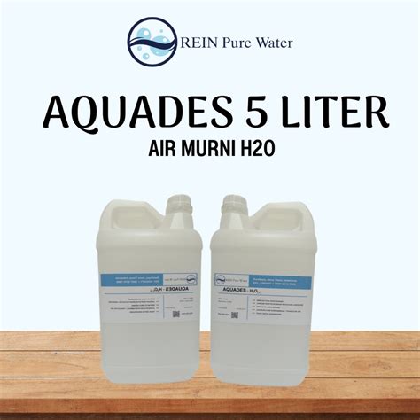 Jual Aquades Aquadest Air Suling Air Murni 5 Liter Indonesia