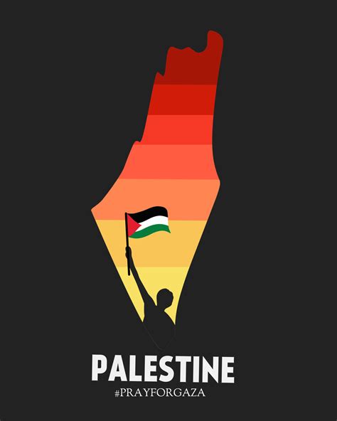 Illustration Vector Graphic Of Save Palestinemap And Flagsuitable For