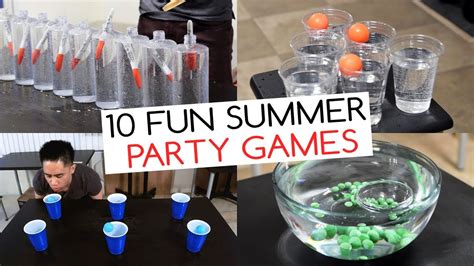 10 Awesome Summer Party Games Fun Ideas For Everyone Youtube