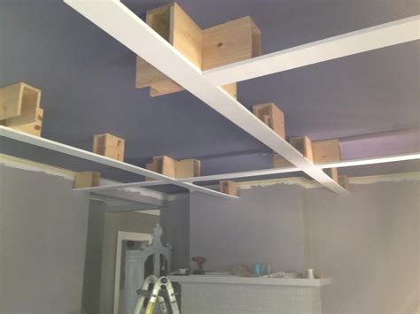Coffered Ceiling Step By Step Coffered Ceiling Diy Coffered