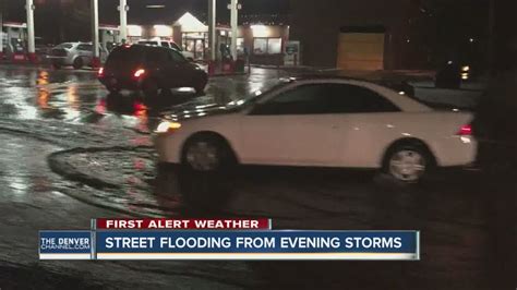 Tuesday Storm Brings Hail Street Flooding Youtube