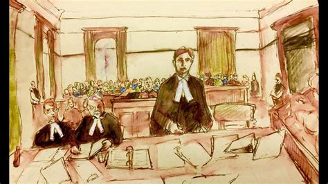 Day In The Life Of A Courtroom Sketch Artist Youtube