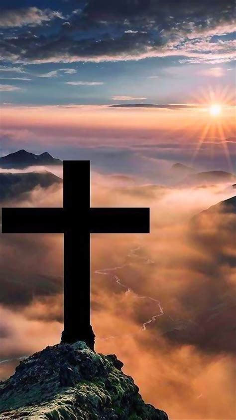 1080p Free Download Sunset Believe Christ Christian Cross Jesus