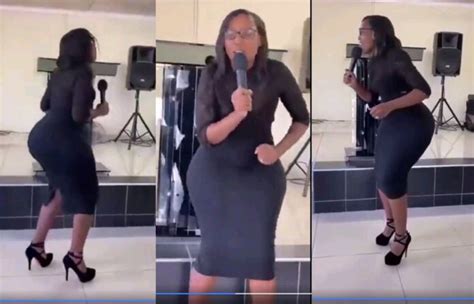 video of a curvy praise and worship singer confusing men in church causes an uproar online