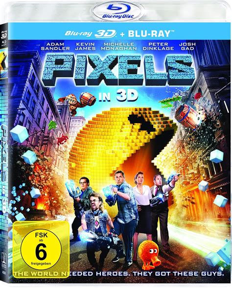 Pixels 3d Version 2 Disc 3d Blu Ray Amazonde Adam Sandler