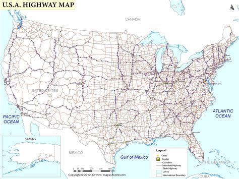United States Road Map Printable Printable Maps