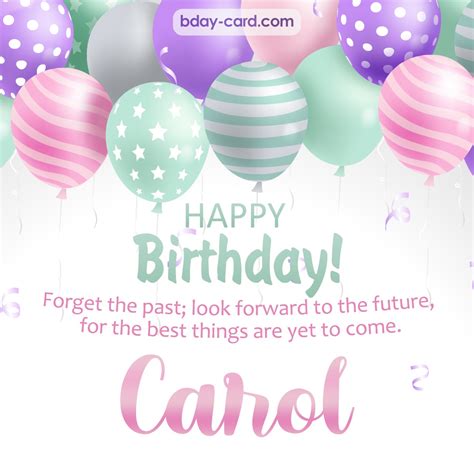 Birthday Images For Carol 💐 — Free Happy Bday Pictures And Photos