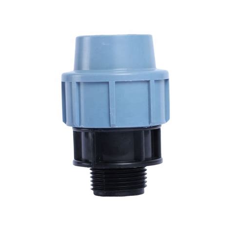 Compression Fittings Irrigation Hdpe Pipe Male Adaptor Pp Fittings