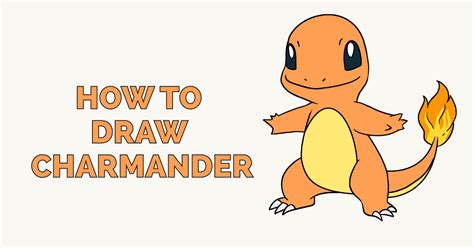 How To Draw Charmander From Pokémon Really Easy Drawing Tutorial