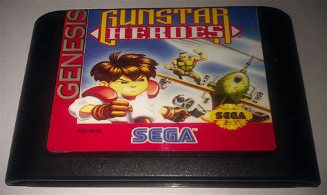 Gunstar Heroes Sega Genesis Etsy