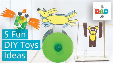 5 Cool Diy Toys You Can Make For Your Children Youtube