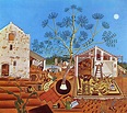 Pintura de Joan Miró 'La Masia' 1920-1922. Encara que s'hi poden veure ...