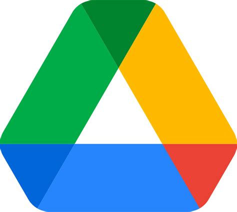 Download for free in png, svg, pdf formats 👆. File:Google Drive icon (2020).svg - Wikimedia Commons