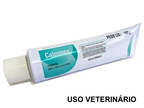 Calminex Pomada Anti Inflamatorio Dor 100g Veterinario
