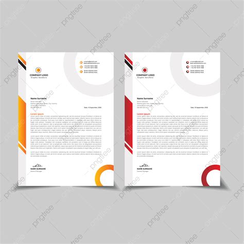 Creative Business Letterhead Design Template Download On Pngtree