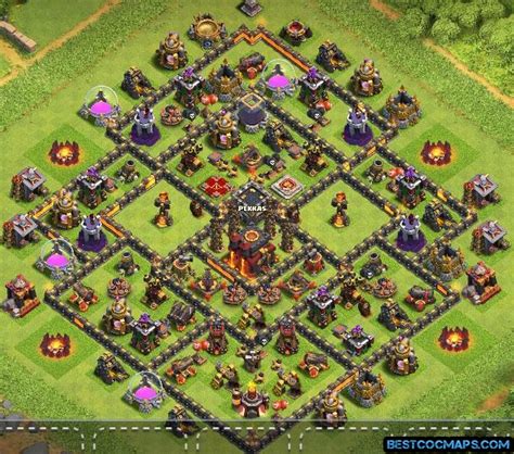 10 Best Th10 Trophy Base Links 2022 Trophy Pushing Best Coc Maps