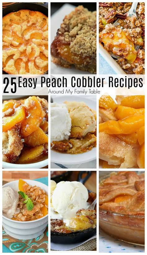 Easy Peach Cobbler Recipes Food Recipes