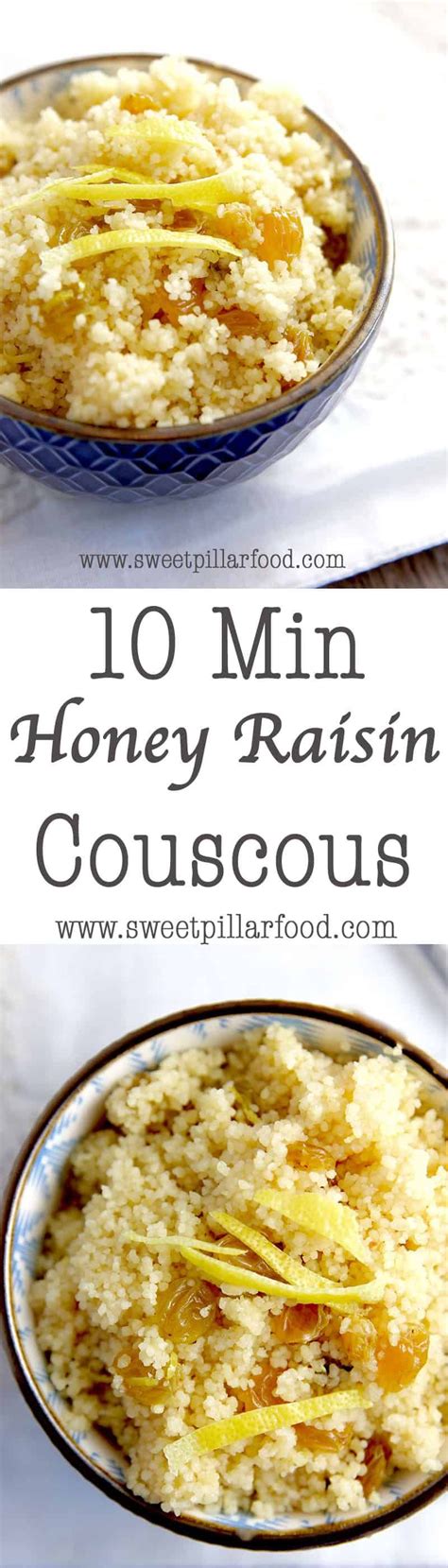 Honey Raisin Couscous | Sweet Pillar Food | Recipe | Food, Couscous, Raisin