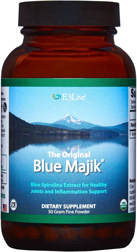 E3live Blue Majik Powder 50 Gram Health And Household