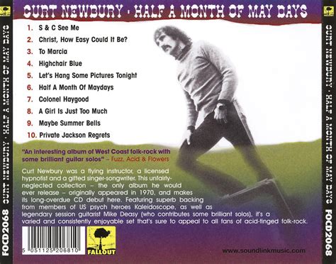 Juicyjaila Curt Newbury Half A Month Of May Days Acid Folk Us 1970