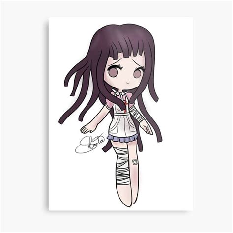 Mikan Tsumiki Danganronpa Metal Print For Sale By Foxgroves Redbubble