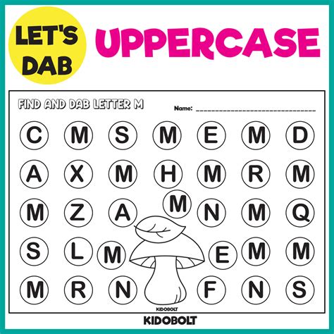 Alphabet Find And Dab Worksheets Made By Teachers