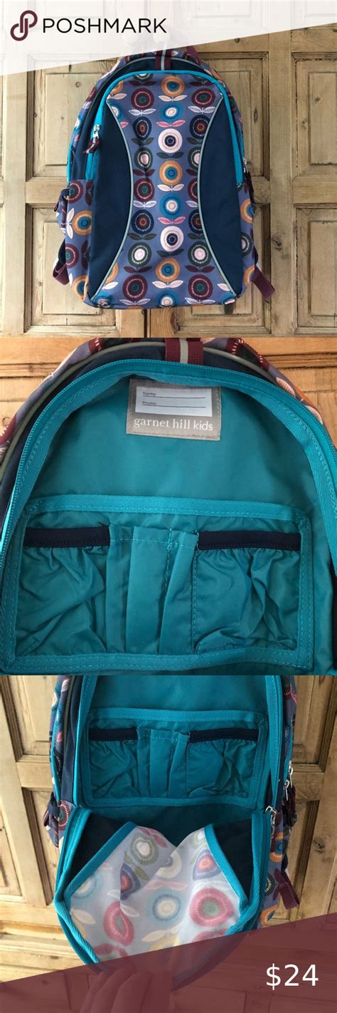 Garnet Hill Kids Flower Backpack Excellent Cond Backpacks Bag