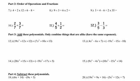 31 Multiplying A Polynomial By A Monomial Worksheet Answers - support