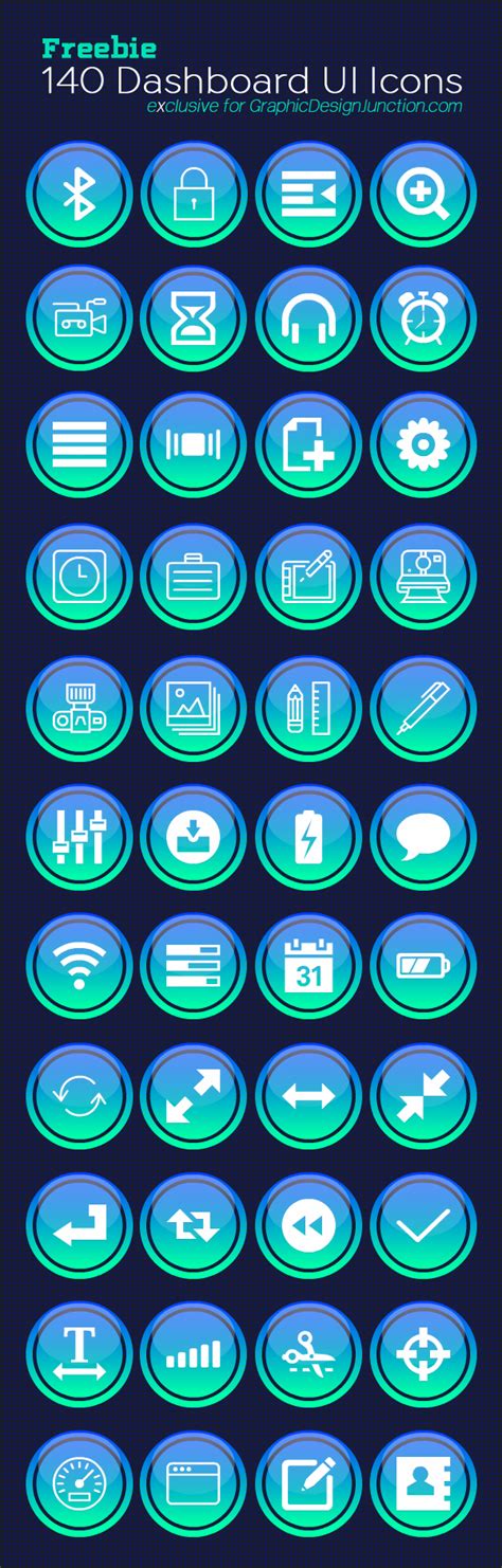 140 Free Ui Icons For Dashboard Ui Design Freebies Graphic Design