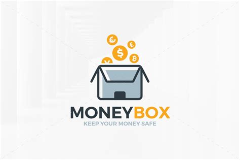 Money Box Logo Template Branding And Logo Templates ~ Creative Market