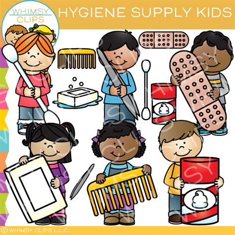 Hygiene Supply Kids Clip Art Images And Illustrations