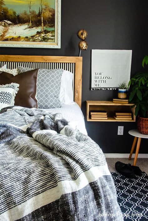 Create A Bold And Stylish Look With A Black Accent Bedroom Wall Click