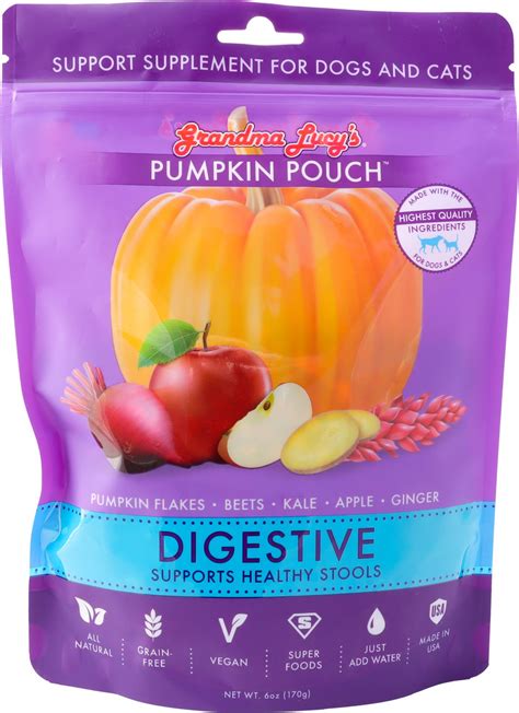 Check spelling or type a new query. GRANDMA LUCY'S Pumpkin Pouch Digestive Freeze-Dried Dog ...