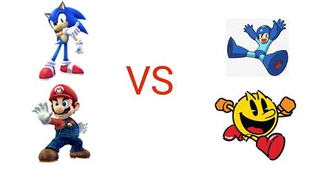 Mugen Sonic And Mario Vs Megaman And Pacman Youtube