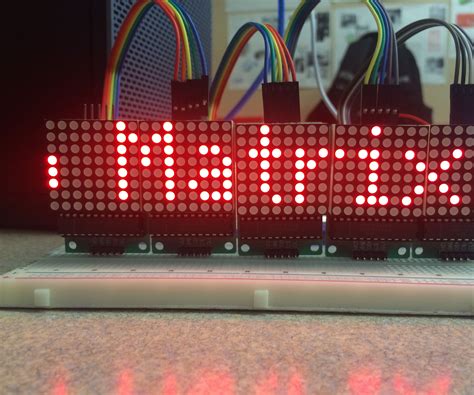 Make Your Own Led Matrix Display Using Arduino With Max7219 Led Module