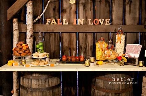 Autumn Inspired Wedding Dessert Tables Sweet Violet Bride