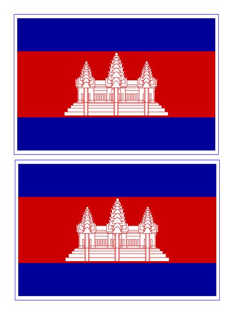 Cambodia Flag - Free Printable Cambodia Flag | Flag ...