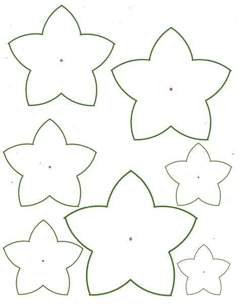 8 Best Images Of Printable Paper Flowers Free Printable Paper Flowers